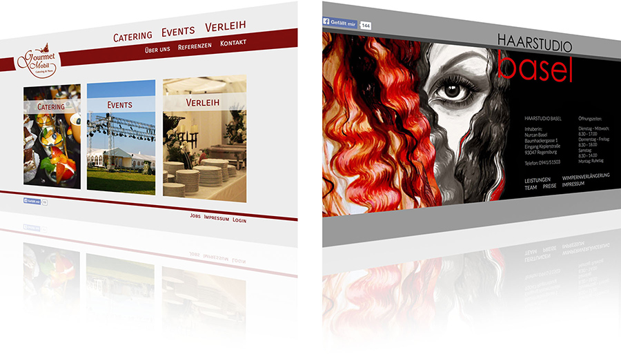 Website Referenzen - Gourmet Mobil, Haarstudio Basel